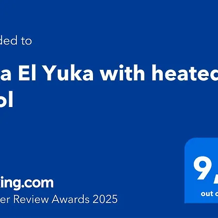 El Yuka With Heated Pool 칼라오살바헤